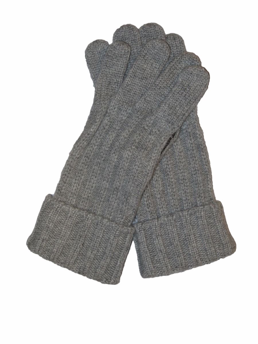 Brioni Men/'s Brown Grained Leather Winter Gloves