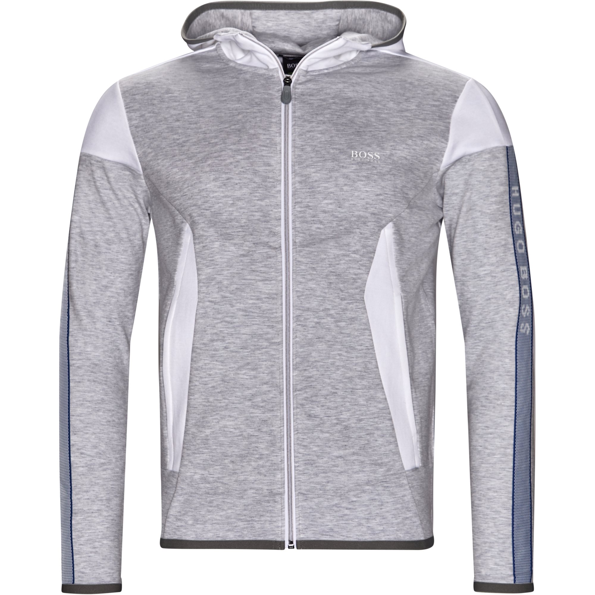 New Hugo Boss Loungewear Sweats Men/'s Hooded Gray Track Jacket 50372060