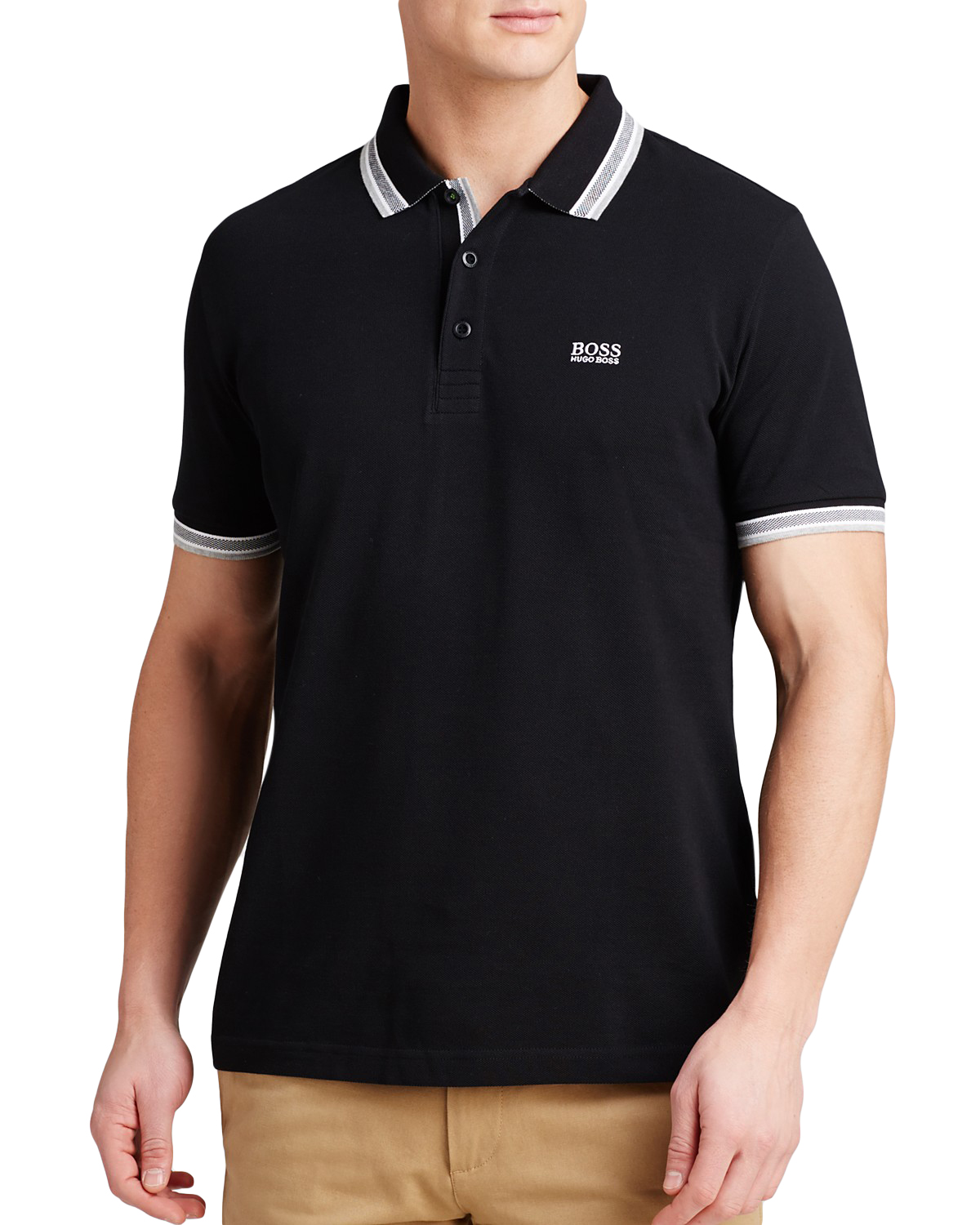 Short Sleeve 100% Cotton Polo T-shirt 