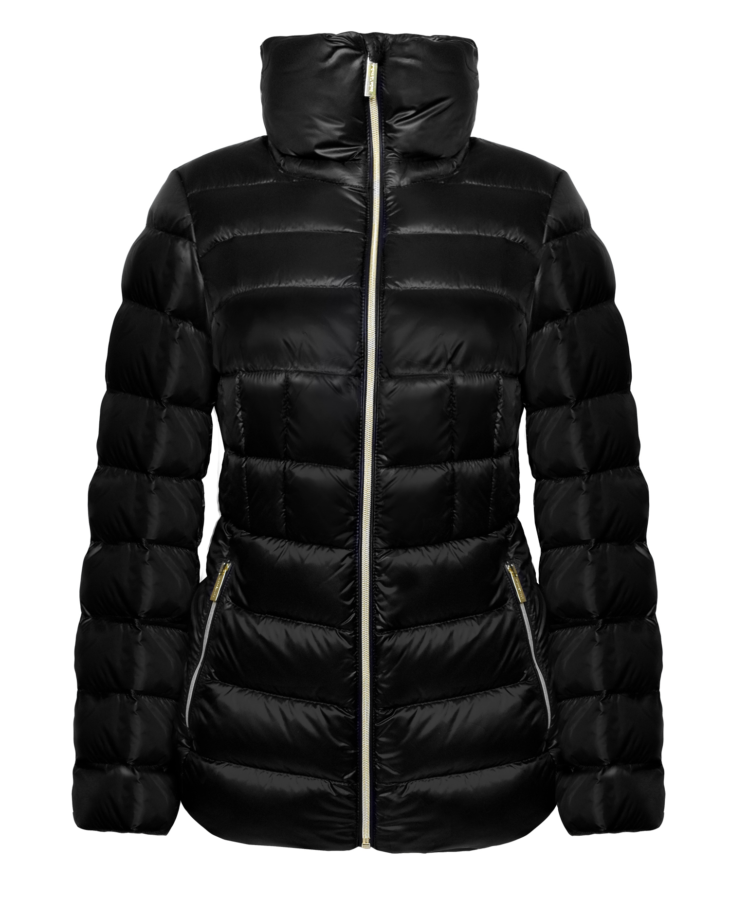 Michael kors short 2025 packable puffer hood