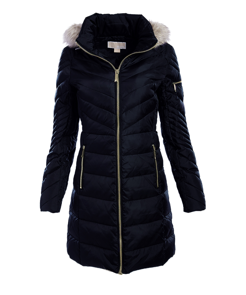michael kors navy down coat