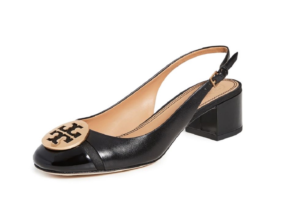 tory burch 55mm multi logo pump
