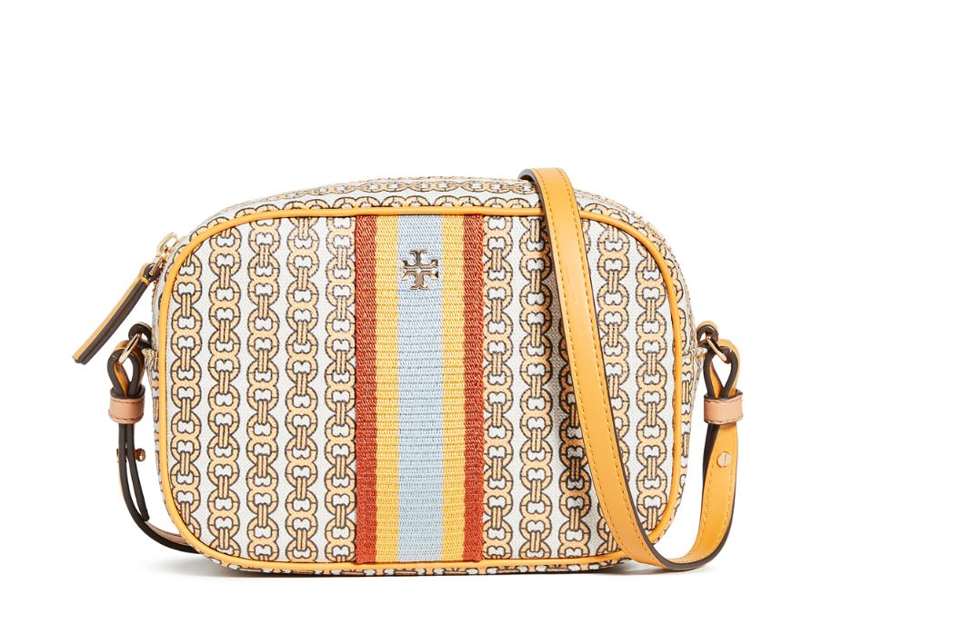 tory burch gemini link tote daylily