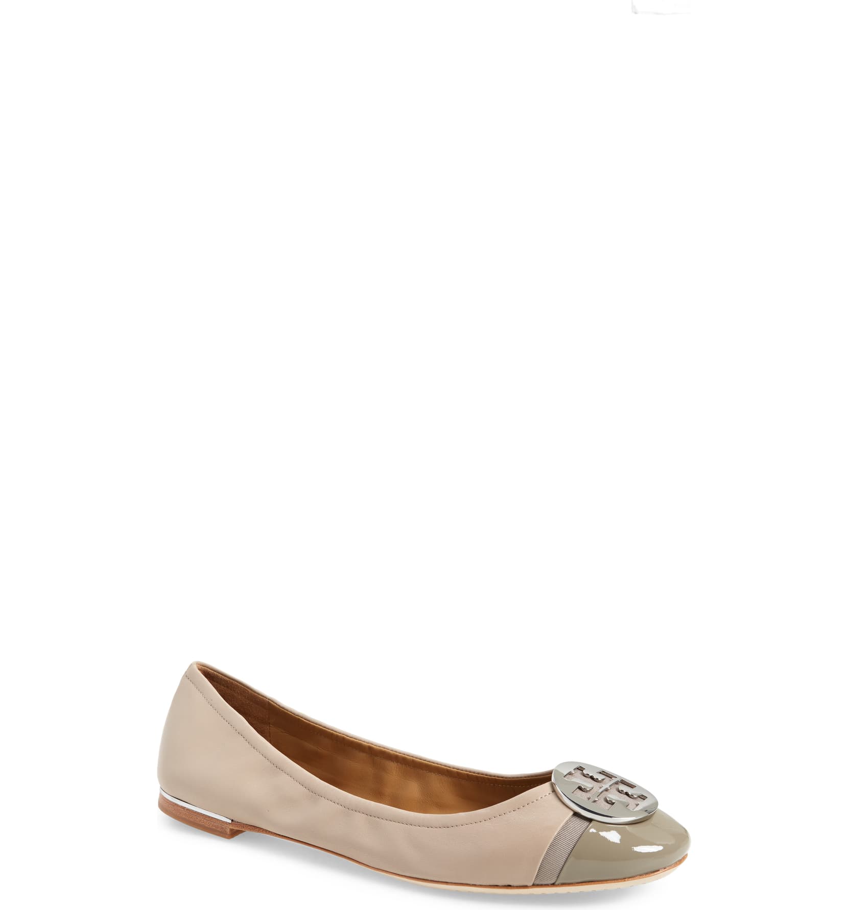 tory burch taupe flats