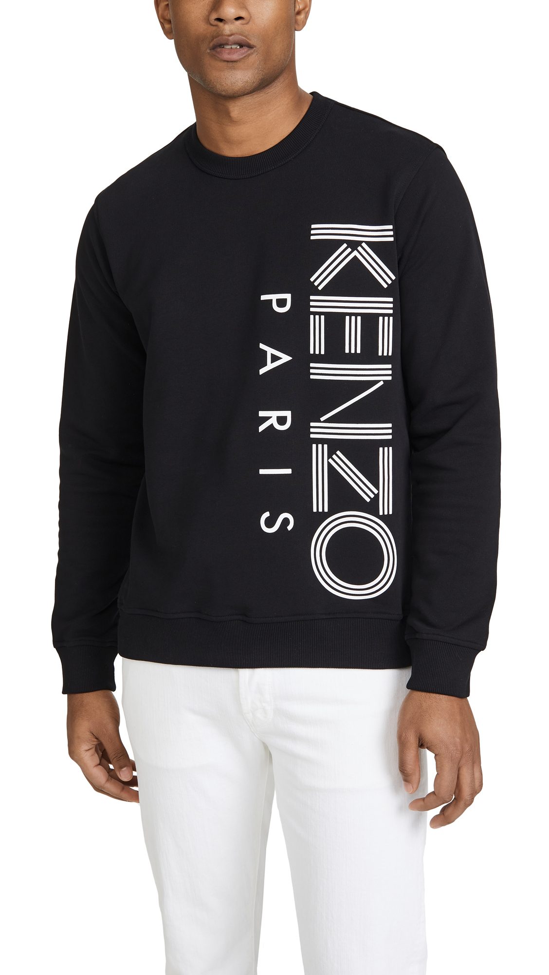 Kenzo Men's Black Sport Logo Sweatshirt 