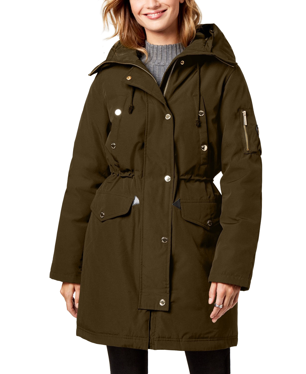 michael kors parka womens