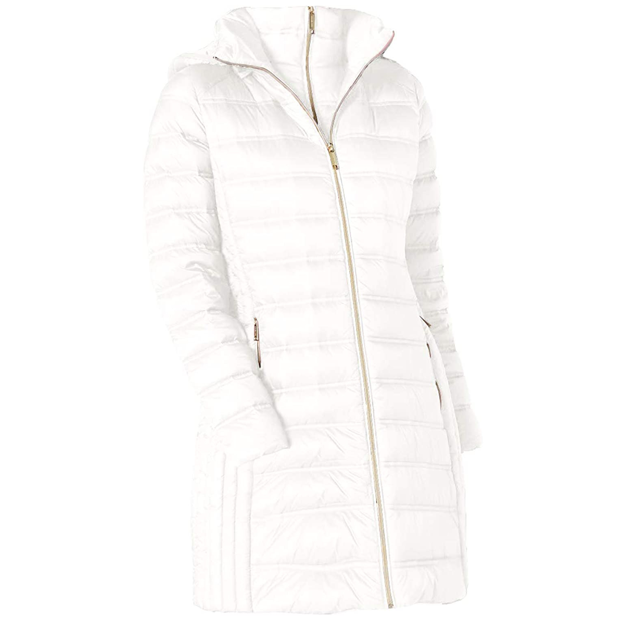 Michael kors white puffer on sale jacket