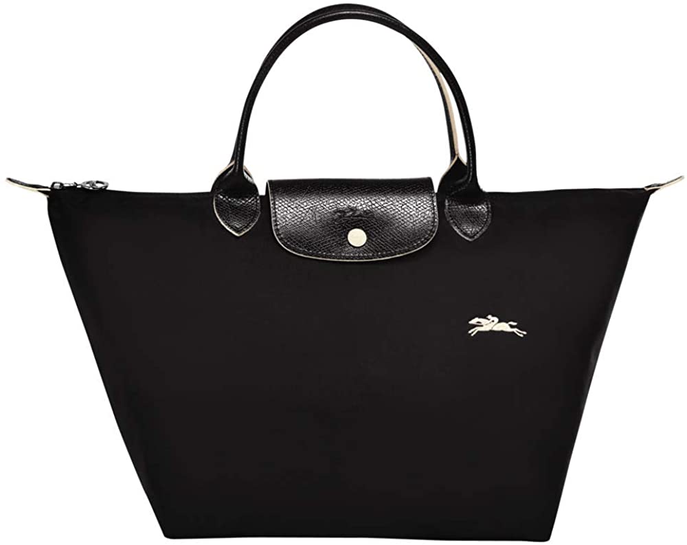 medium black longchamp bag